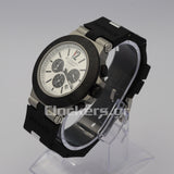 BVLGARI ALUMINIUM 40MM RUBBER BEZEL CHRONOGRAPH WATCH