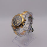 Rolex Daytona 2025 126503 Daytona 40mm Two Tone Yellow Gold Black Dial Oyster Bracelet