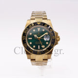 GMT-MASTER II SS GOLD GREEN CERAMIC BEZEL 40MM CLONE