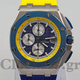 AUDEMARS PIGUET ROYAL OAK OFFSHORE STEEL BLUE/YELLOW DIAL