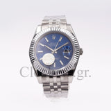 DATE JUST SS 41MM BLUE DIAL STICK MARKERS JUBILEE