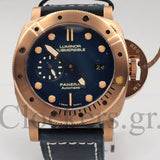 PANERAI LUMINOR SUBMERSIBLE 1950 3 DAYS AUTOMATIC BRONZO - 47MM