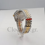 SKY-DWELLER 2-TONE BLACK GOLD DIAL STICK MARKERS jubilee