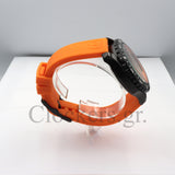 BRΕITLIΝG ENDURANCE PRO CHRONOGRAPH SUPER QUARTZ 44MM BLACK DIAL MENS WATCH ORANGE X82310D51B1S1