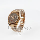 DAY-DATE II 41MM ROSE GOLD BRONZE DIAL RB STICKS MARKERS CLONE