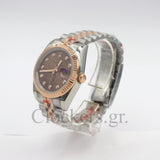 DATEJUST 36MM 2-TONE ROSE GOLD JUBILEE BRONZE DIAL DIAMONDS MARKERS