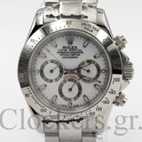 C0SM0GRAPH DAYT0NA WHITE DIAL SS 40MM