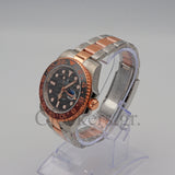 GMT-MASTER II ROSE GOLD 2-TONE OYSTER CERAMIC BEZEL 40MM