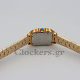 SANT0S DE CARTIER WATCH LARGE MODEL, AUTOMATIC, GOLD, INTERCHANGEABLE