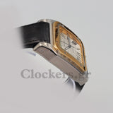 SANT0S DE CARTIER AUTOMATIC, YELLOW GOLD AND STEEL, TWO