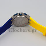 AUDEMARS PIGUET ROYAL OAK OFFSHORE STEEL BLUE/YELLOW DIAL