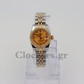 DATEJUST 28MM STAINLESS STEEL AND GOLD MIDSIZE WATCH ROMAN