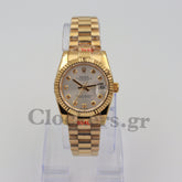 DATEJUST 31MM YELLOW GOLD OYSTER DIAMONDS MARKERS