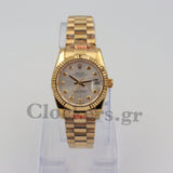 DATEJUST 31MM YELLOW GOLD OYSTER DIAMONDS MARKERS