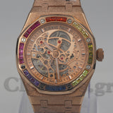 Audemars Piguet Royal Oak Double Balance Wheel Openworked Rainbow Double Balance Wheel Openworked