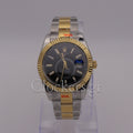 SKY-DWELLER 2-TONE BLACK  DIAL STICK MARKERS