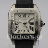 SANTOS 100 STEEL AUTOMATIC LARGE MEN'S WATCH