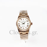 DATEJUST 36MM ROSE GOLD OYSTER SOMON DIAL RHOMAN MARKERS